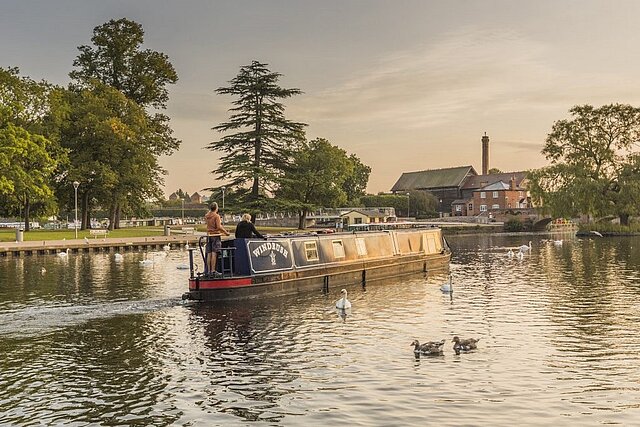 Rad fahren im Herzen Englands