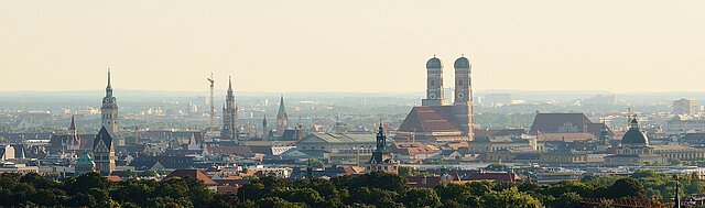 Startort des Fernradwegs München-Venedig