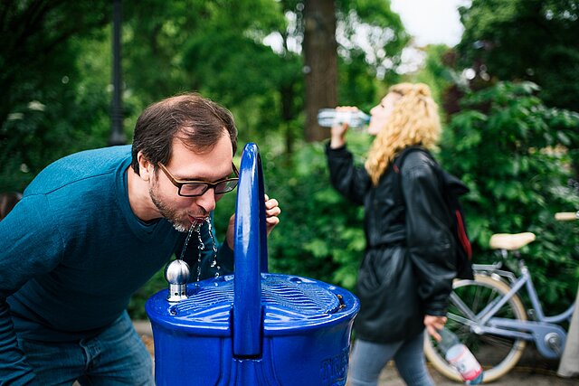 50 Trinkwasserstationen auf dem Weg von Duisburg nach Winterberg
