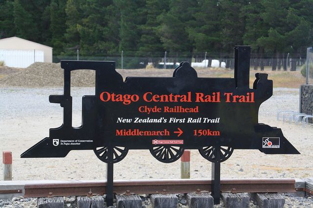 Start- und Endpunkt des Otago Central Rail Trails