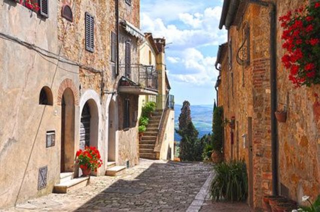 Pienza in der Toskana 