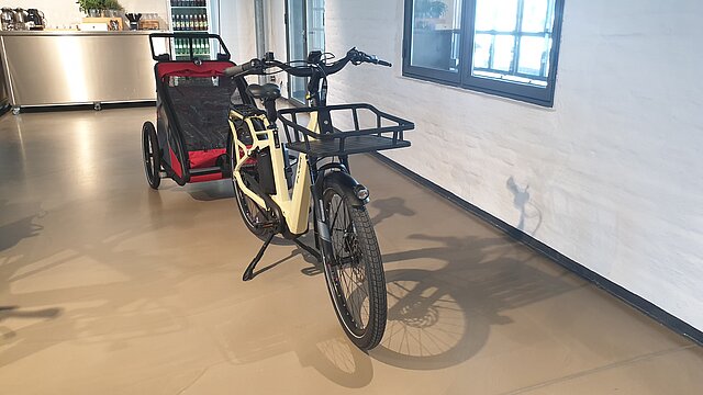 Fahrrad mit Anhänger
