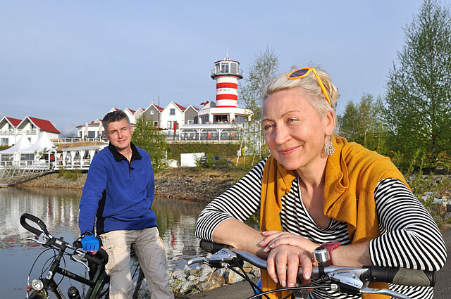 Radtour auf der Seenland-Route