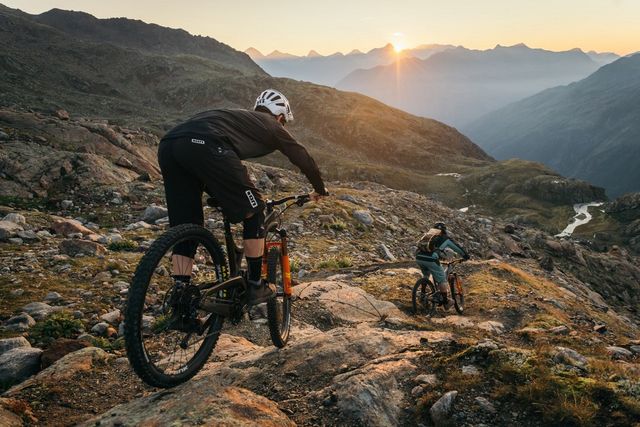 Mountainbiken im österreichischen Sölden