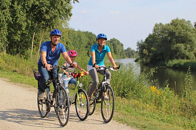 Unterwegs auf dem Aller-Radweg