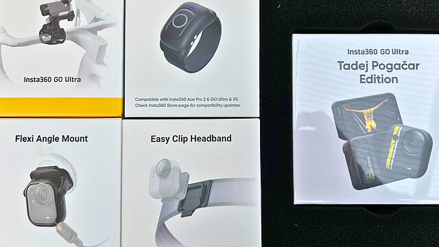 Paket mit verschiedenem Zubehör