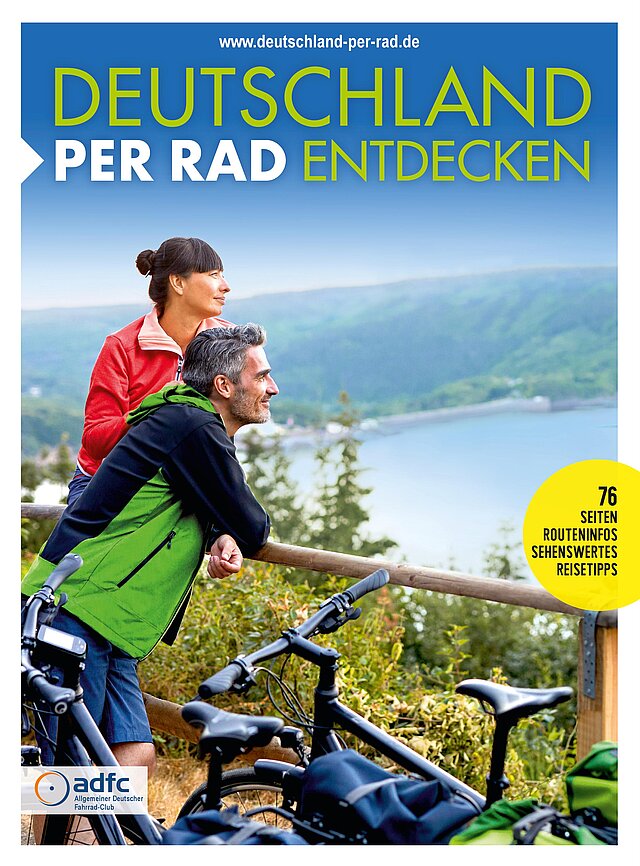 Neuauflage der ADFC-Broschüre mit Radwegen und -touren in Deutschland