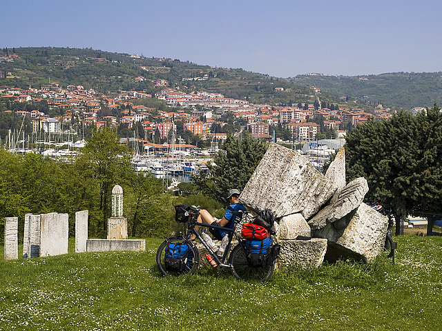 Mit dem Fahrrad in Slowenien unterwegs