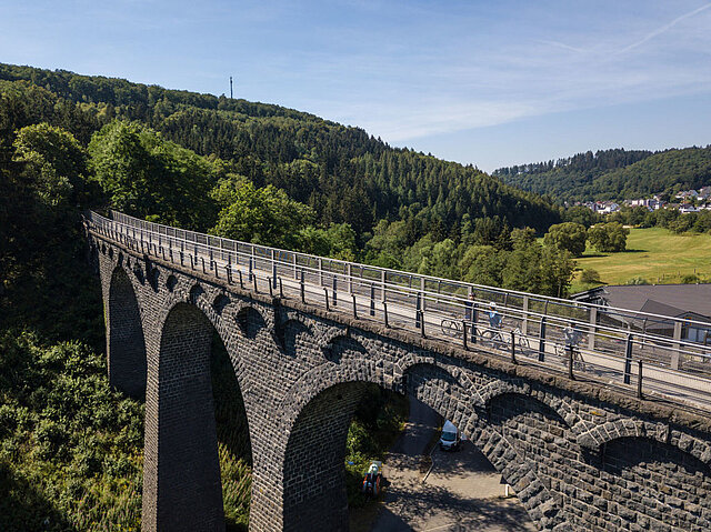 Unterwegs auf dem Maare-Mosel-Radweg