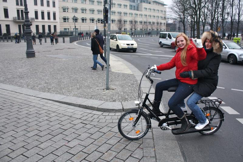 Radtouren Cuddlebike Ein Fahrrad für zwei Personen